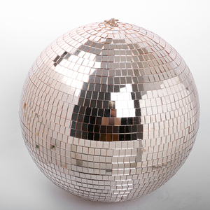 Esferas de Cristal Plateadas de 30CM para Decoración Navideña, Bolas de Espejo Transparentes para Discoteca - Product Image 5