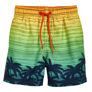 Shorts de bain pour garçons de haute qualité, personnalisables, à séchage rapide, respirants, anti-UV, avec cordon de serrage - Product Image 6
