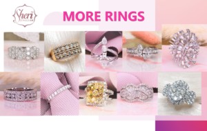 แหวนเพชรพลอยรูปไข่สีแดงประกายระยิบระยับจาก [Sheri Jewels] ตัวเรือนทองคำขาวแท้ 18K ประดับด้วยพลอยรูปไข่ธรรมชาติและเพชรทรงกลมเจียระไนแบบเหลี่ยม สำหรับผู้หญิง - Product Image 5