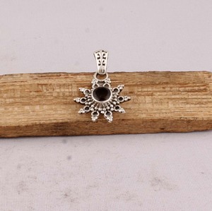 Natural Red <b>Garnet</b> <b>Pendant</b> 925 Sterling Silver Vintage Dotted Jewelry Wholesale Retro Design <b>Garnet</b> Necklace for Women Handmade - Product Image 5