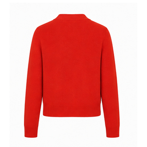 2026 Women's V Neck Full Sleeve Knitted Pullover Casual Autumn Wear Anti-Pilling Sweater 100% Acrylic Regular Fit - Product Image 4