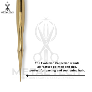 Gold Metal Handle Hair Extension Loop <b>Threader</b> Latch Hook Pulling <b>Needle</b> Professional Salon Weaving Micro Ring Fitting Tool - Product Image 5