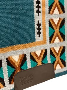 Couverture de selle en laine de Nouvelle-Zélande tissée à la main, tapis d'équitation western pour chevaux de ranch, de randonnée, de concours et d'équitation en plein air - Product Image 2