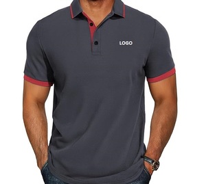Polo homme sur mesure, confortable et facile à porter, en coton doux et à manches courtes, disponible. - Product Image 1