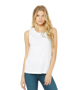 Débardeur de sport pour femme en maille unie avec dentelle, col rond, décontracté, respirant, en polyester et coton - Product Image 4