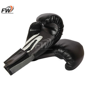 Gants de boxe en cuir souple, confortables et personnalisables pour adultes. Tailles disponibles : 6oz, 8oz, 12oz, 14oz, 16oz. Activités sportives et de plein air. - Product Image 2