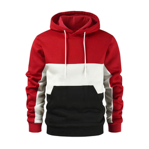 Sudadera con Capucha para Hombre, Tendencia 2026, Diseño Color Block, Corte Regular, Algodón y Poliéster, Forro Polar, Casual, con Bolsillos, para Otoño - Product Image 6