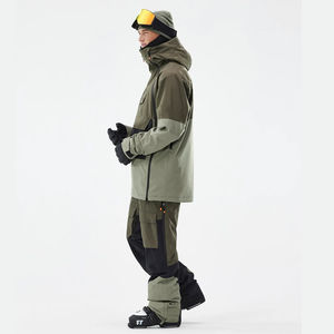 Traje de Esquí Personalizado para Hombre de Alta Calidad, Impermeable 10,000mm, Transpirable, 100% Poliéster, Secado Rápido, Ropa de Esquí de Lana - Product Image 3