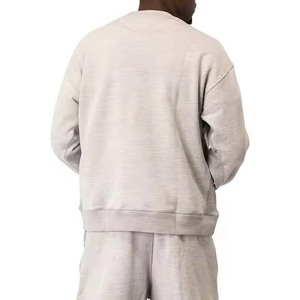Sweat-shirts et sweats à capuche personnalisés pour hommes, de haute qualité, en polyester/coton, brodés, surdimensionnés, imprimés en relief, vente en gros - Product Image 2
