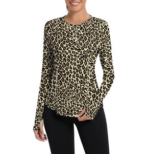 Tissu extensible à séchage rapide Spandex/Polyester Manches longues Hommes et femmes peuvent porter C'est un vêtement unisexe Imprimé par transfert thermique - Product Image 1