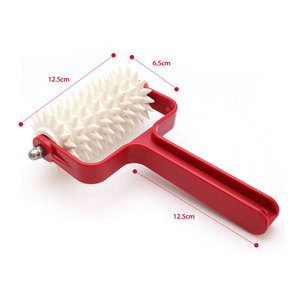 Food Grade Plastic Dough Docker Spike <b>Roller</b> 12.5cm 8 <b>Blades</b> Replaceable Sustainable Lightweight Pizza Bread Cracker Baking Tool - Product Image 6
