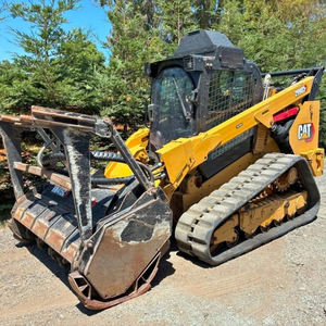 รถตักล้อยาง Cat 299D3 XE พร้อมอุปกรณ์ตัดไม้สำหรับงานป่าไม้ เครื่องจักรประสิทธิภาพสูงสำหรับการเคลียร์พื้นที่ รถตักขนาดกะทัดรัดสำหรับงานหนัก - Product Image 1