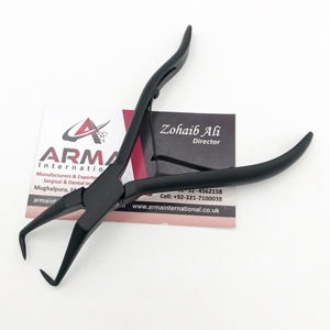 Matte Black Micro-Ring <b>Bead</b> Remover Plier High Stainless Steel Hair <b>Extension</b> Tools Microlink <b>Bead</b> Opener Hair <b>Extension</b> Pliers - Product Image 2