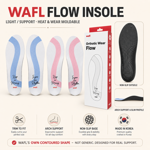 Orthotic Arch Support <b>Insoles</b> for Men and Women Heat Moldable Anti-Slip PU EVA Shoe Inserts OEM Made in Korea - Product Image 1