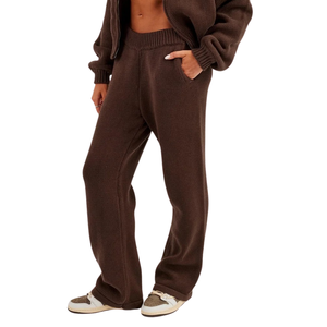 Womens Two Piece Hooded Tracksuit Full <b>Zip</b> Crop Sweatshirt Long Sleeve Elastic Waist Cuffed Jogger <b>Trousers</b> Casual Lounge Outfit - Product Image 5