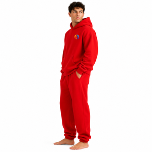 Traje de lana extragrande para hombre, diseñado con material de lana cálido, cómodo, de ajuste holgado, tacto suave y calor acogedor para uso casual. - Product Image 4
