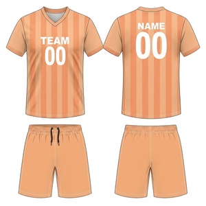 Custom <b>Soccer</b> Jersey Kit Team Uniform Club Stripe Design Wholesale OEM ODM Low MOQ Quick Sample Fast Production - Product Image 2
