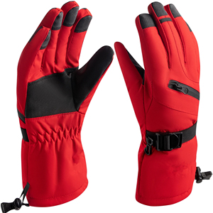 Nouveaux Gants de Ski Hiver 2025 Chauffants Thermiques Antidérapants pour Extérieur avec Fermeture Auto-agrippante Unisexe à Doigts Entiers - Product Image 3