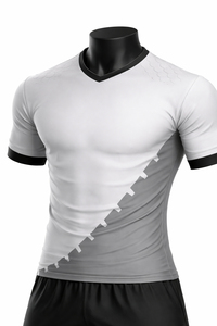 Ensemble de tenue de football d'été imprimé : maillot, short, chaussettes, logo personnalisé, vêtements d'équipe, fournisseur d'usine en gros - Product Image 3