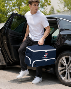 Bolsa Organizadora para Zapatos de Golf WARPRO INDUSTRY, Almacenamiento Multicompartimento, Tela Oxford Impermeable, Ligera, Acolchada con Diseño de Diamantes - Product Image 6