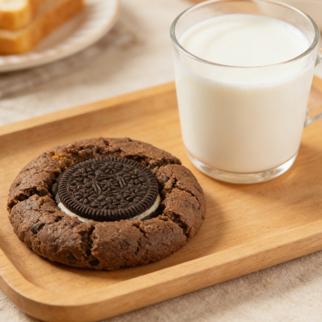 Gourmet Crispy Walnut Chocolate Levain Cookie