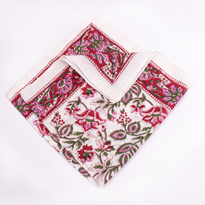 Cotton Floral Bandana <b>Square</b> <b>Scarf</b> Multifunctional Casual Spring Summer Headwear 53x53cm Handkerchief For Unisex Outdoor - Product Image 4
