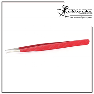 Best-seller pince à cils outil d'extension de cils pince à cils à pointe en fibre avec pince à épiler à 90 degrés extension de cils - Product Image 4