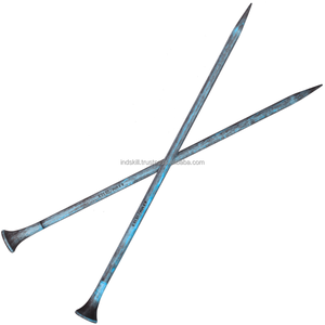 Agujas de Tejer de Madera Natural de Punta Única, Agujas Largas, 18 Pares/juego, Indskill - Product Image 1