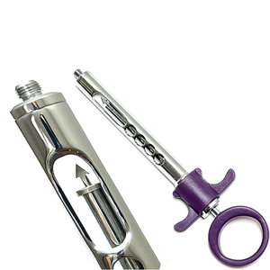 Jeringa Dental de Acero Inoxidable para Cirugía Oral, Inyector de Anestesia Aspirante para Uso Clínico, Procedimientos Restaurativos Periodontales - Product Image 1