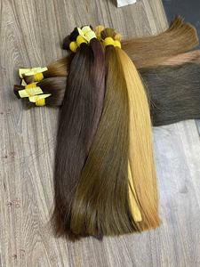 Cabello Humano Virgen Remy de Color, 100g, Grado Remy, Cutícula Alineada, Doble Trama, Vietnamita, para Extensiones de Cabello y Pelucas, Decolorado - Product Image 6