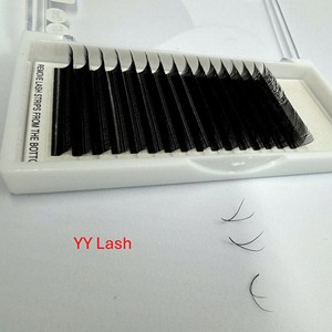 Extensiones de Pestañas YY Lash Tray de Marca Privada, 12/16 Líneas, Hechas a Mano, Curvatura CC/DD/M/L, Grosor 0.07, Longitud 8-25mm, Naturales y Suaves - Product Image 1