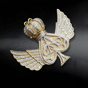 Colgante de Letra Realista con Incrustaciones de Diamantes de Moissanita VVS, Plata 925, Joyería Hip Hop, Amuleto de Número de la Suerte Personalizado, Pasa la Prueba del Tester - Product Image 2