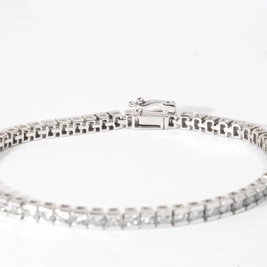 Bracelet tennis pour femme en diamants de laboratoire certifiés IGI, VVS E, or massif 9K 14K 18K, bijoux de luxe délicats, cadeau, or blanc, or jaune, or rose - Product Image 2