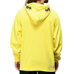 Sweat-shirt à capuche pour homme, couleur unie, coupe régulière, décontracté, en polaire tricotée, pour l'automne - Product Image 2