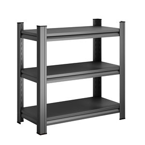 Scaffale di Stoccaggio in Metallo a Due Livelli per Acquari da 5-10 Galloni, Supporto a Tre Livelli per Piccoli Rettili, per Casa e Ufficio, 50 cm L x - Product Image 2