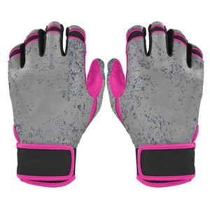 Guante de Bateo de Cuero Rosa para Mano Derecha, Unisex, para Adultos, Cómodo y Fácil de Poner - Product Image 1