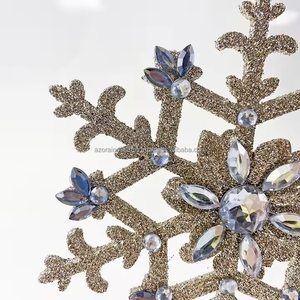 เกล็ดหิมะพราวเครื่องประดับแขวนสำหรับคริสต์มาสจี้โลหะ - Product Image 4
