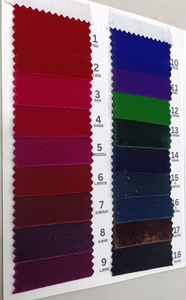 Tela de terciopelo lisa de 20 metros, material de terciopelo suave para disfraces, kurtis, saris, prendas de vestir, textiles y costura. - Product Image 3