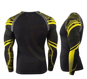 Camiseta de Manga Larga con Cuello Redondo, Suave y Transpirable, de Alta Calidad, Sublimada, para Artes Marciales Mixtas (MMA) para Hombre - Product Image 5