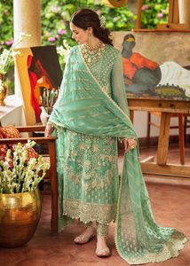 1. Élégante Robe de Soirée Pakistanaise 3 Pièces Brodé en Chiffon pour Fêtes et Cérémonies – Tailles et Couleurs Personnalisables – Mode Festive - Product Image 5