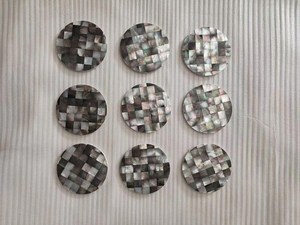 Exquisito Posavasos Artesanal Personalizado Clásico y Ecológico con Mosaico de Piedras para Decoración de Mesa - Product Image 4