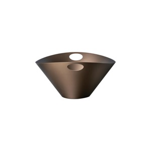 Lujosa Bañera para Bebidas de Bronce con Diseño Acampanado, Enfriador de Bebidas Moderno para Mesa, Cubeta Minimalista de Metal Oscuro para Hielo para Fiestas, Tazón de Servicio - Product Image 6