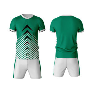 เสื้อกีฬาสีน้ำเงินขาวสำหรับผู้ชาย Elite Vanguard International พร้อมกางเกงขาสั้น พิมพ์ลายด้วยความร้อน ระบายอากาศได้ดี ผลิตจากโพลีเอสเตอร์ ชุดยูนิฟอร์มสำหรับผู้ใหญ่ - Product Image 5