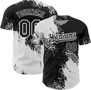 Camiseta de Béisbol con Logotipo Personalizado, Impresión Serigráfica, 100% Poliéster, Transpirable, Anti-UV, Secado Rápido, Cuello en V, para Equipo - Product Image 1