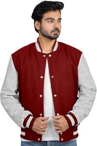 Mens Fashion Streetwear Varsity <b>Jacket</b> Mens Athletic College <b>Letterman</b> <b>Jacket</b> - Product Image 4
