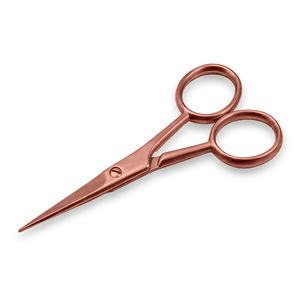 Ciseaux professionnels en acier inoxydable pour les soins personnels Épilation du visage à pointe pointue pour la coupe des sourcils du nez de l'oreille - Product Image 1