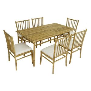 Natural Boho <b>Foldable</b> Bamboo <b>Tables</b> Patio Garden Bamboo Decor Outdoor Furniture Bamboo Coffee <b>Table</b> Made in Vietnam - Product Image 5
