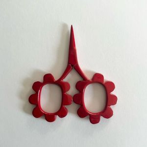 Flower Scissors Mini Sunflower Embroidery Daisy Kelmscott Design Sharp Stainless Steel Right-Handed <b>Thinning</b> Short Hair Scissors - Product Image 1