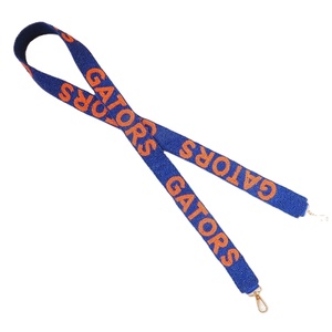 Bolso de Mano Personalizado de Lujo con Correa Bordada a Mano con Cuentas CRYSTAL CRAFT para el Día del Juego, Bolso Bandolera con Diseño Elegante - Product Image 1