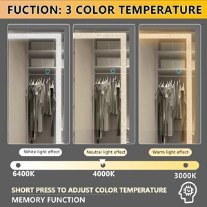 Lampe miroir LED avec éclairage - Product Image 6